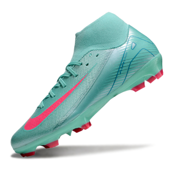 Nike Air Zoom Mercurial Superfly 10 Academy Light Blue and Pink AG