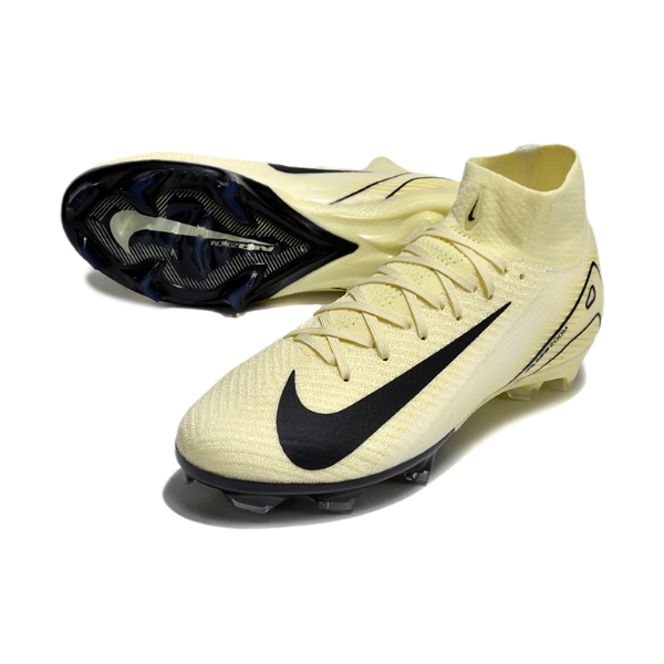 Nike Air Zoom Mercurial Superfly 10 Elite Yellow and Black FG