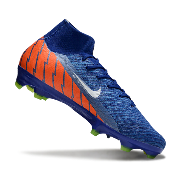Nike Air Zoom Mercurial Superfly 10 Elite Blue and Orange FG