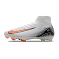 Nike Air Zoom Mercurial Superfly 10 Elite White Black and Orange FG