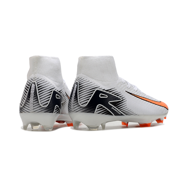 Nike Air Zoom Mercurial Superfly 10 Elite White Black and Orange FG