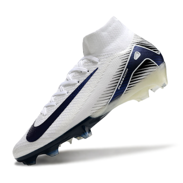 Nike Air Zoom Mercurial Superfly 10 Elite White and Blue FG