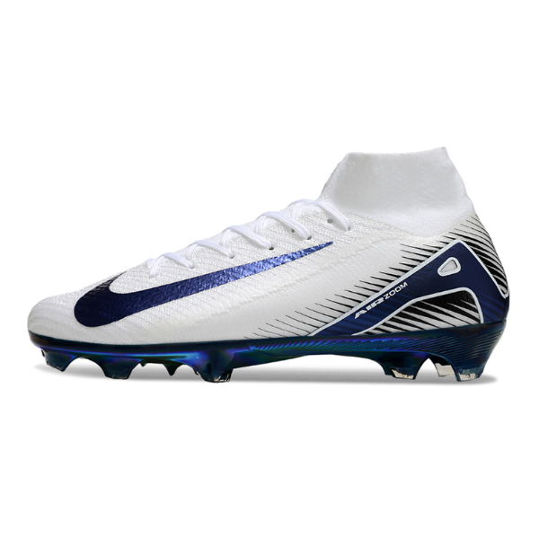 Nike Air Zoom Mercurial Superfly 10 Elite White and Green FG