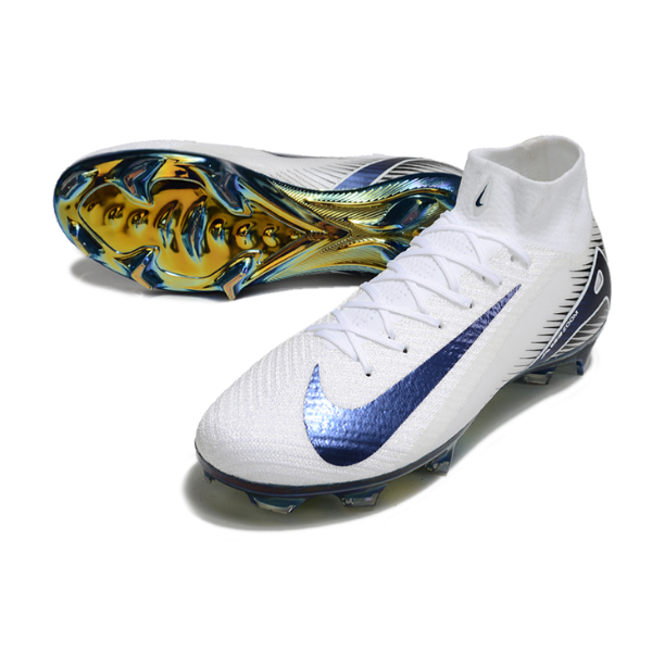 Nike Air Zoom Mercurial Superfly 10 Elite White and Green FG