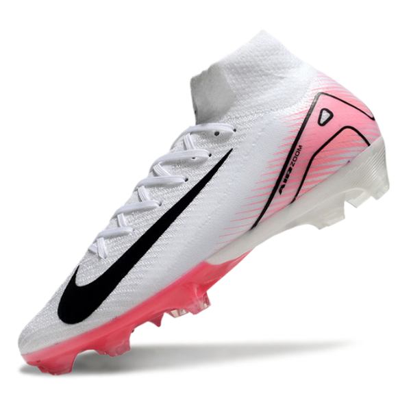 Nike Air Zoom Mercurial Superfly 10 Elite White and Light Pink FG