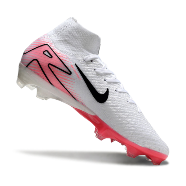 Nike Air Zoom Mercurial Superfly 10 Elite White and Light Pink FG