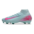 Nike Air Zoom Mercurial Superfly 10 Elite Light Blue and Pink FG