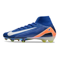 Nike Air Zoom Mercurial Superfly 10 Elite Blue White and Orange FG