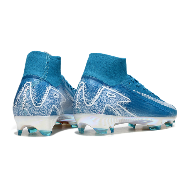 Nike Air Zoom Mercurial Superfly 10 Elite Blue and White FG