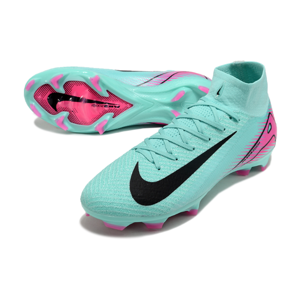 Nike Air Zoom Mercurial Superfly 10 Elite Light Blue and Pink FG