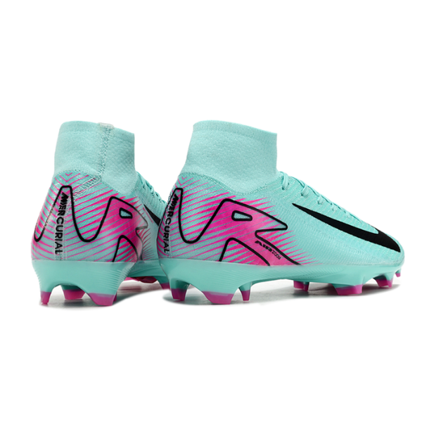 Nike Air Zoom Mercurial Superfly 10 Elite Light Blue and Pink FG