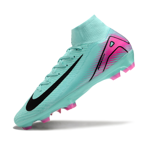 Nike Air Zoom Mercurial Superfly 10 Elite Light Blue and Pink FG