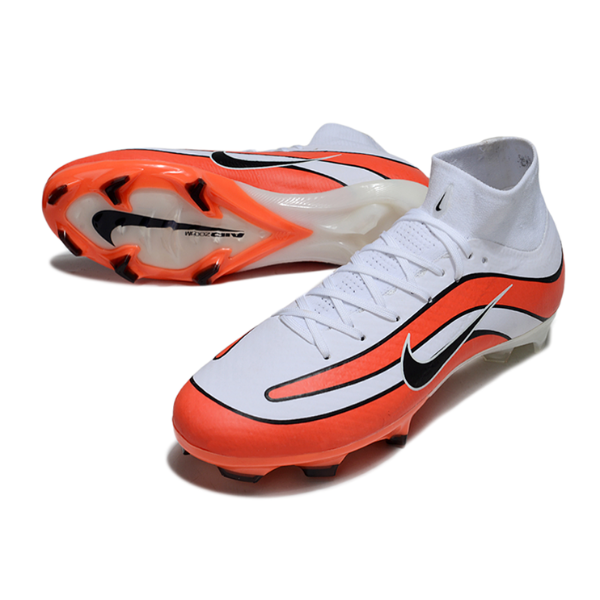 Nike Air Zoom Mercurial Superfly 10 Elite White and Red FG