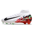 Nike Air Zoom Mercurial Superfly 10 Elite White Red and Black FG