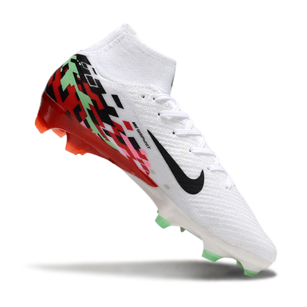 Nike Air Zoom Mercurial Superfly 10 Elite White Red and Black FG