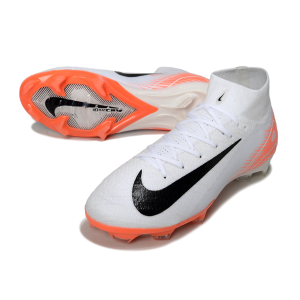 Nike Air Zoom Mercurial Superfly 10 Elite White and Orange FG