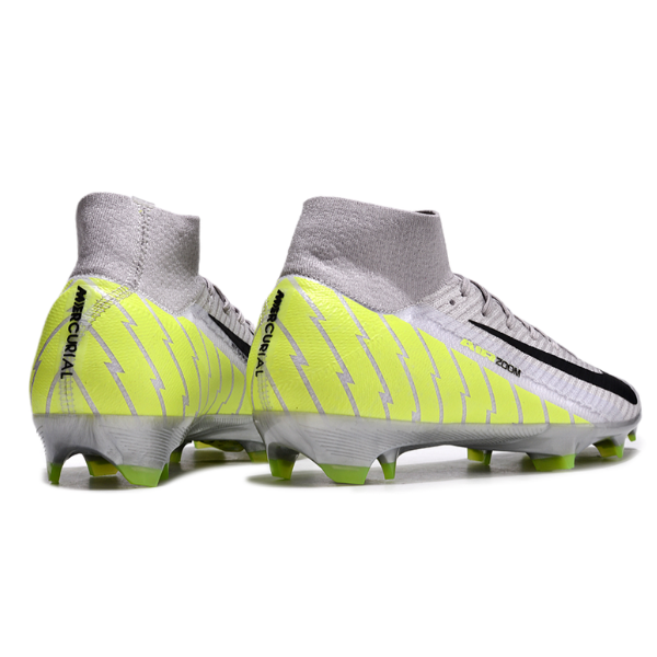 Nike Air Zoom Mercurial Superfly 10 Elite Gray and Green FG