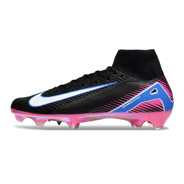 Nike Air Zoom Mercurial Superfly 10 Elite Black and Pink FG