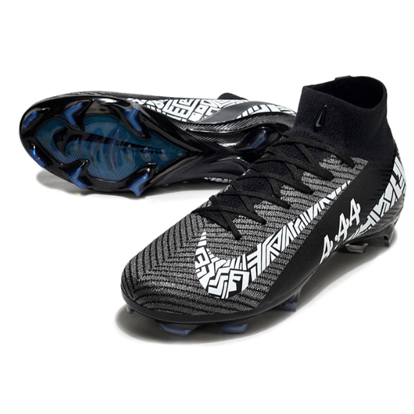 Nike Air Zoom Mercurial Superfly 10 Elite Black and White FG