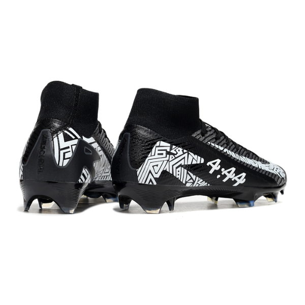 Nike Air Zoom Mercurial Superfly 10 Elite Black and White FG
