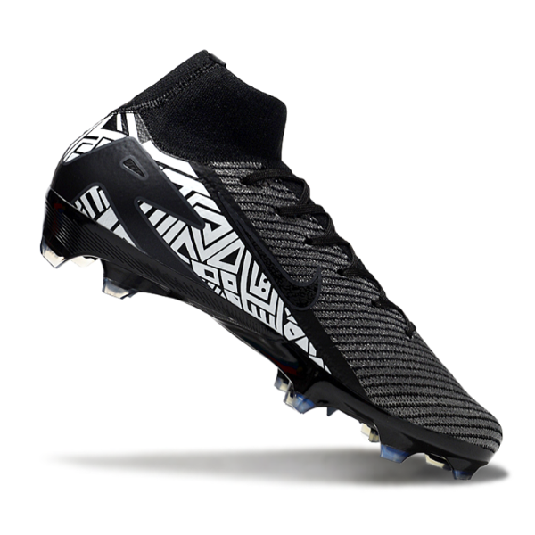 Nike Air Zoom Mercurial Superfly 10 Elite Black and White FG