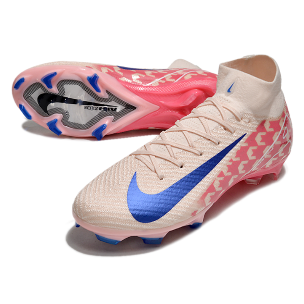 Nike Air Zoom Mercurial Superfly 10 Elite Pink and Blue FG