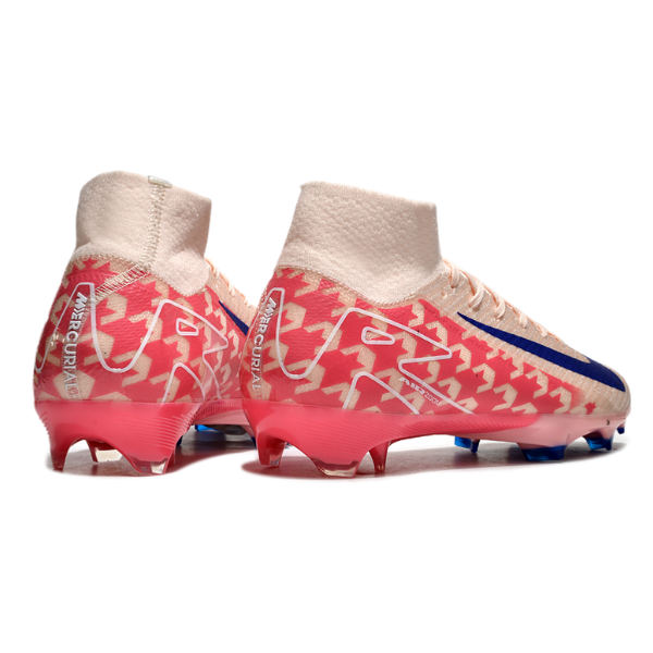 Nike Air Zoom Mercurial Superfly 10 Elite Pink and Blue FG