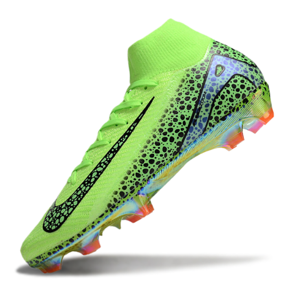 Nike Air Zoom Mercurial Superfly 10 Elite Green and Black FG