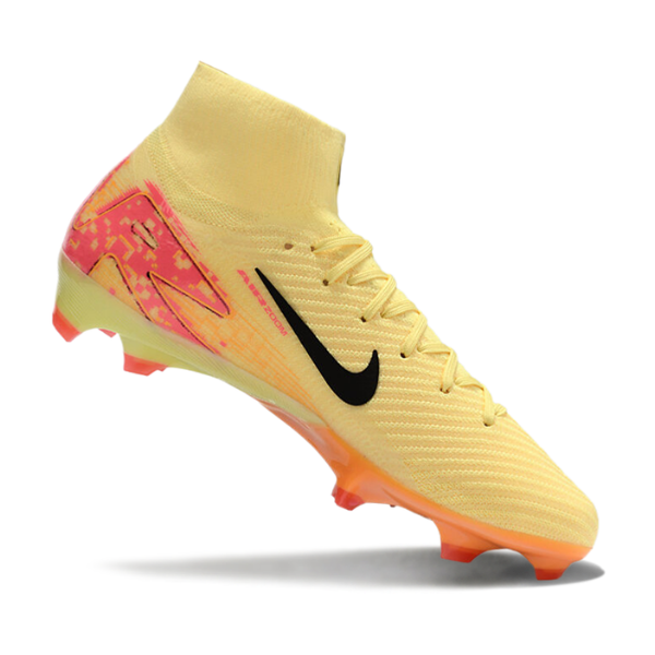 Nike Air Zoom Mercurial Superfly 10 Elite Yellow and Orange FG