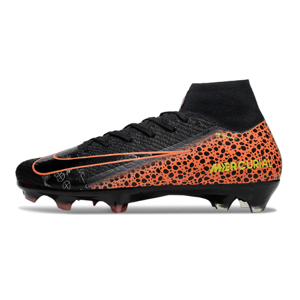 Nike Air Zoom Mercurial Superfly 10 Elite Black and Orange FG