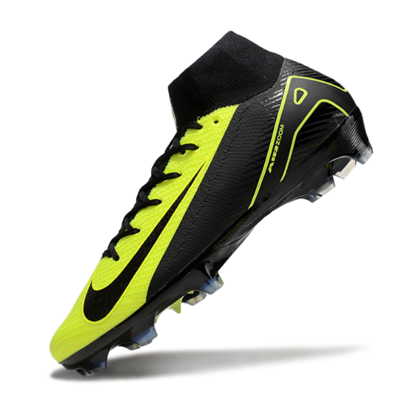Nike Air Zoom Mercurial Superfly 10 Elite Black and Light Green FG