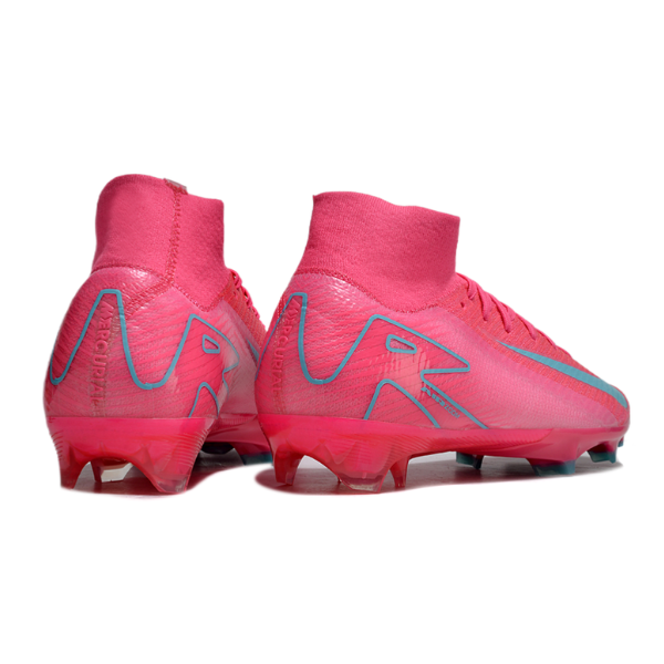 Nike Air Zoom Mercurial Superfly 10 Elite Pink and Light Blue FG