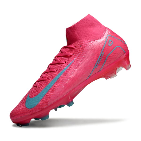 Nike Air Zoom Mercurial Superfly 10 Elite Pink and Light Blue FG