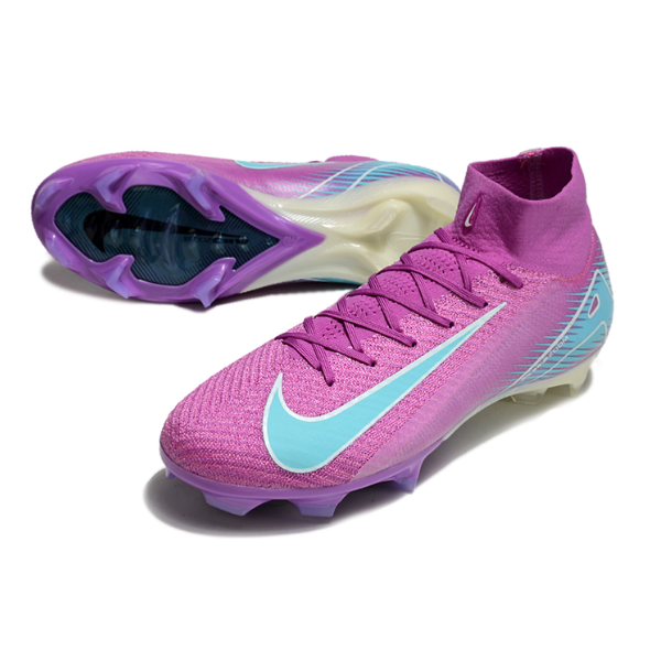 Nike Air Zoom Mercurial Superfly 10 Elite Purple and Blue FG