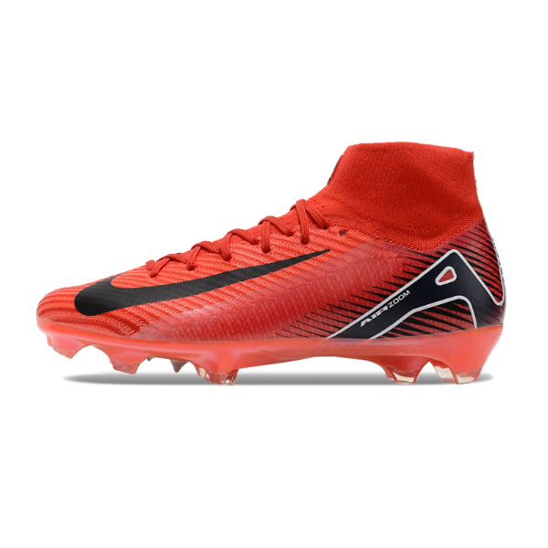 Nike Air Zoom Mercurial Superfly 10 Elite Red and Black FG