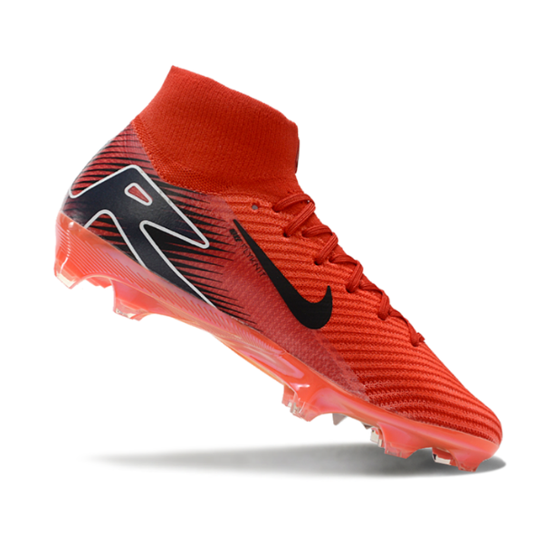 Nike Air Zoom Mercurial Superfly 10 Elite Red and Black FG
