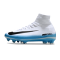 Nike Mercurial Superfly 5 Elite White and Light Blue FG