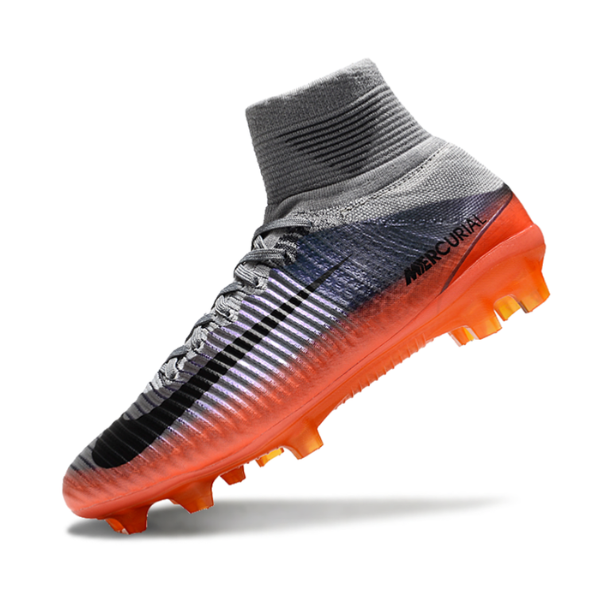 Nike Mercurial Superfly 5 Elite Gray and Orange FG