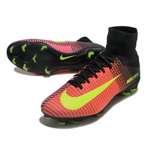 Nike Mercurial Superfly 5 Elite Orange Pink and Black FG