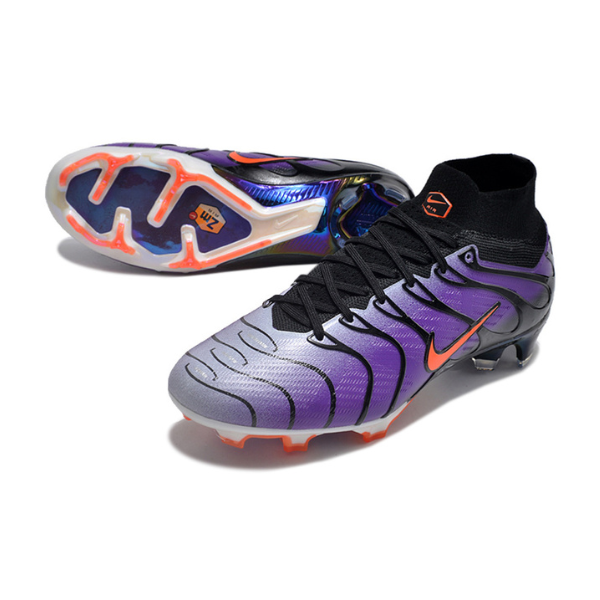 Nike Zoom Mercurial Superfly 9 Air Max Plus Black and Red FG