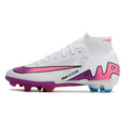 Nike Zoom Mercurial Superfly 9 Elite White Pink and Blue FG