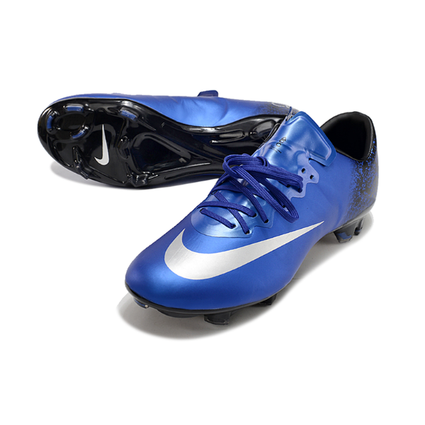 Nike Air Zoom Mercurial Vapor 10 Elite Blue and Black FG