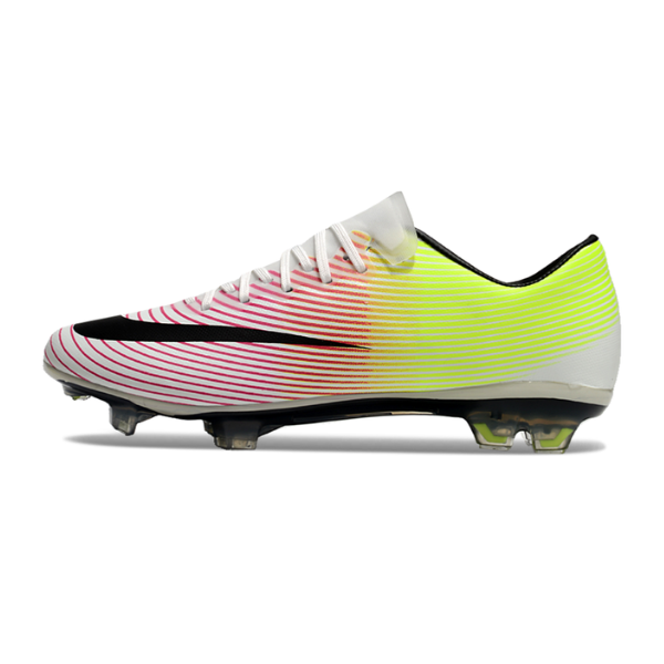 Nike Air Zoom Mercurial Vapor 10 Elite White Red and Yellow FG
