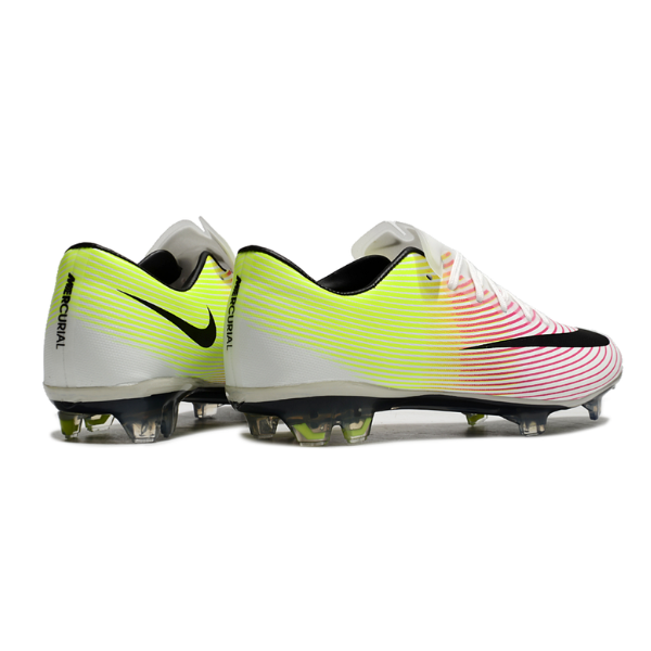 Nike Air Zoom Mercurial Vapor 10 Elite White Red and Yellow FG