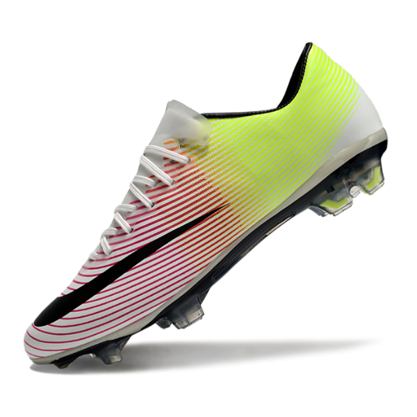 Nike Air Zoom Mercurial Vapor 10 Elite White Red and Yellow FG