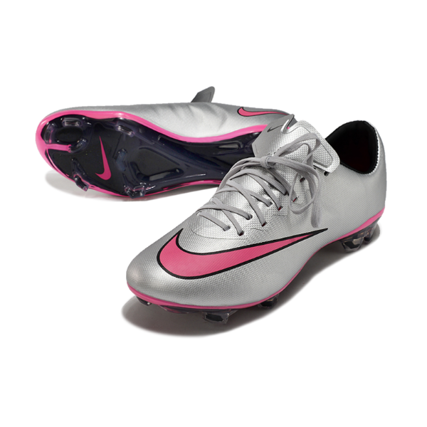 Nike Air Zoom Mercurial Vapor 10 Elite Gray and Pink FG