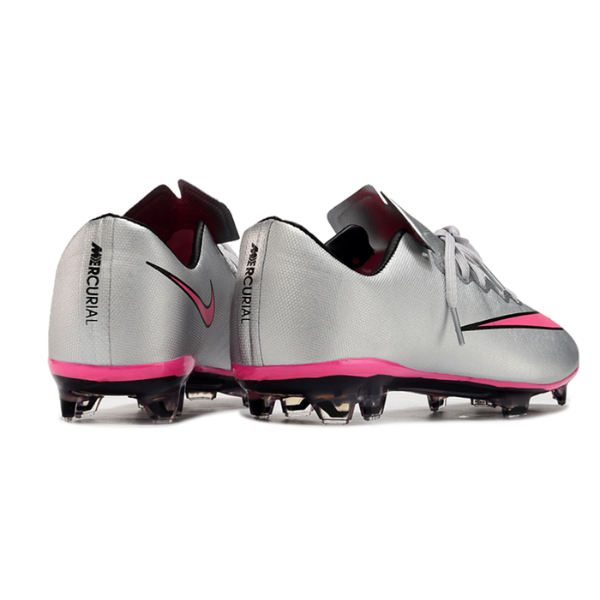 Nike Air Zoom Mercurial Vapor 10 Elite Gray and Pink FG