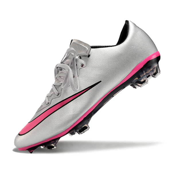 Nike Air Zoom Mercurial Vapor 10 Elite Gray and Pink FG