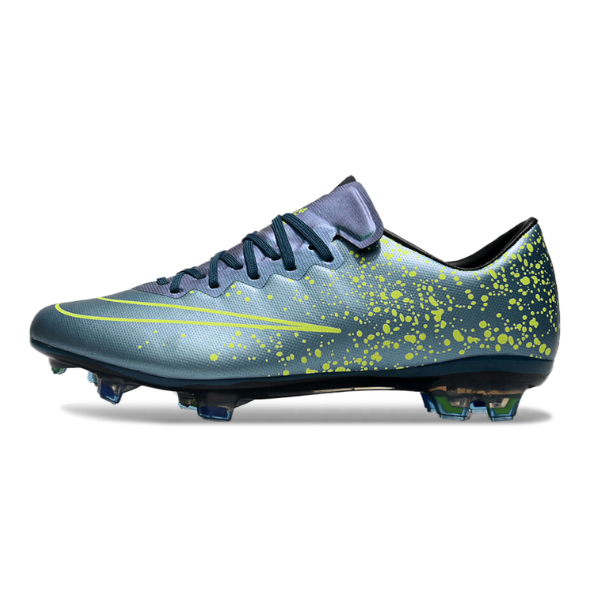 Nike Air Zoom Mercurial Vapor 10 Elite Silver and Green FG