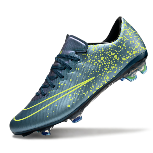 Nike Air Zoom Mercurial Vapor 10 Elite Silver and Green FG